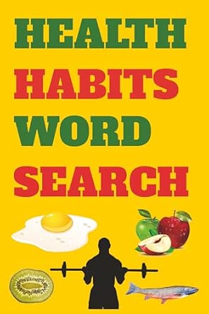 Health Habits Words Search: Words Searches with Easy to Read Print ...