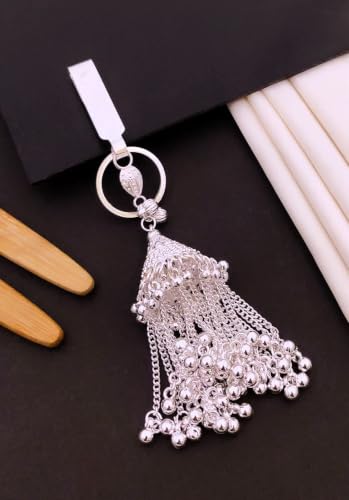 Generic silver ghungroo saree – image 5