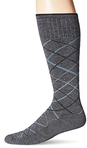 Sockwell Men's Smooth Vibe Firm (20-30mmHg) Graduated Compression Socks, Charcoal, Large/X-Large
