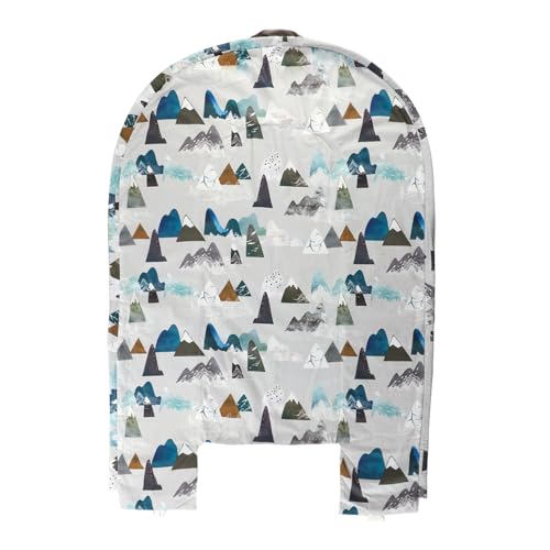 Image of Baby Lounger Replacement Cover, Newborn Lounger cover for 0-12 Months, Breathable & Portable Infant Lounger Case, Soft Baby Floor Seat Cover for Travel, Machine Washable (Cover Only), Mountain