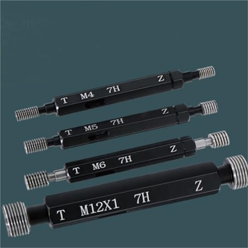 1PC Calibrador de Rosca Fina de Acero Mer-cury Gage 7H M1 M2 M3 M4 M5 M6 M8 M10 M12 M14 M16 M20 M22 M24-M60 (M6X1 7H) miniatura 4
