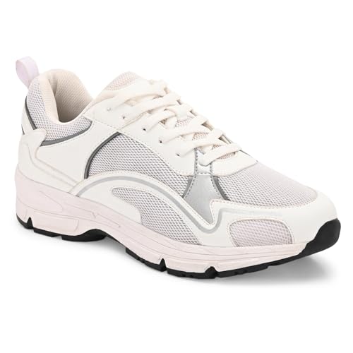 Image of Cruiser Men's Sneakers | Cushioned Insole Comfortable Shoes | Trendy & Stylish Modern Sneakers | Durable TPR Sole Casual Walking Footwear (2673)
