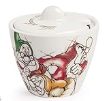 Diese Zuckerdose zeichnet sich von der Rest der Kollektion durch ihr Design aus. Es ist aus feinem hochwertigem Porzellan. Material: Porzellan