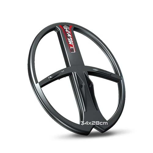 XP Metal Detectors 13x11 FMF Coil with Coil Cover & Lower stem for Deus II Metal Detector - Fast and Simultaneous Multi Frequency Coil from 4 to 45 kHz (D3428FMF)