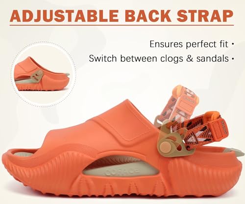 Image of COFACE Mens Orthotic Clogs Orthopedic Mules for Men Recovery Sandals Man Plantar Fasciitis Summer Casual Size 7-15