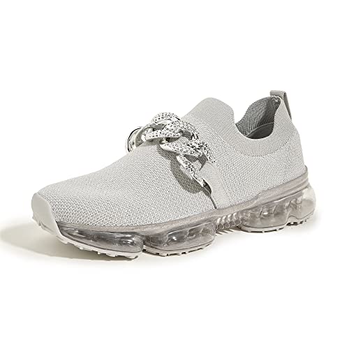 Image of LUCKY STEP Women Air Cushion Fashion Sneakers Breathable Casual Comfortable Lightweight Walking Shoes