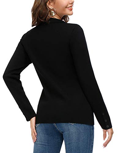 Women's Long Sleeve Casual Blazer Work Office Bussiness Jacket with Pocket4