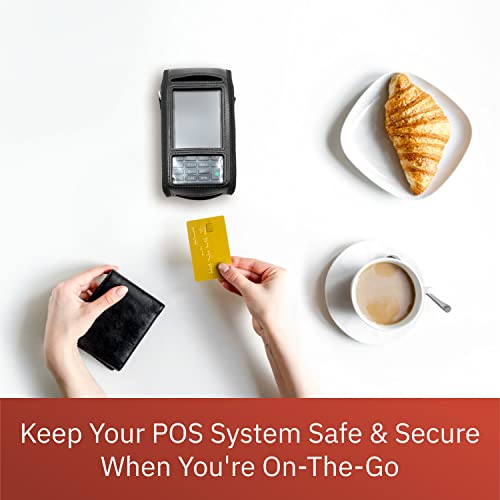 PAX S920 Credit Card Terminal Carrying Case with Shoulder Strap and Hand Strap, Black4