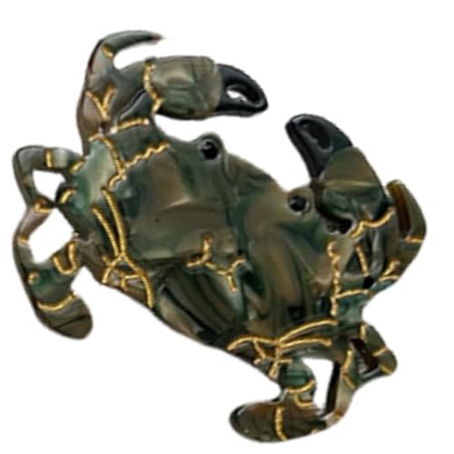 Crab Claw Clip, Acrylic Crab Shape Barrettes, Funny Hair Clip with Strong Grip, Fashion Hair Accessory, Cute with Easy Wear, Wom