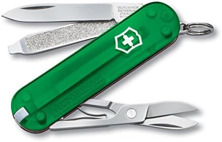 Victorinox Swiss Army Classic SD Pocket Knife, Translucent Emerald ,58mm