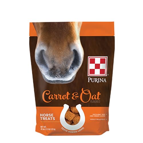 Purina Carrot and Oat Flavored Horse Treats, 2.5 lb Bag