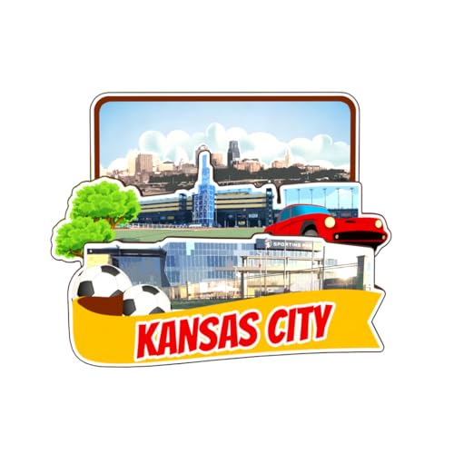 Kansas City Kansas USA Amérique Aimant de réfrigérateur 3D en bois Souvenirs de voyage faits à la main Artisanat Aimant de réfrigérateur Autocollants Décoration d'intérieur Collection Cadeau