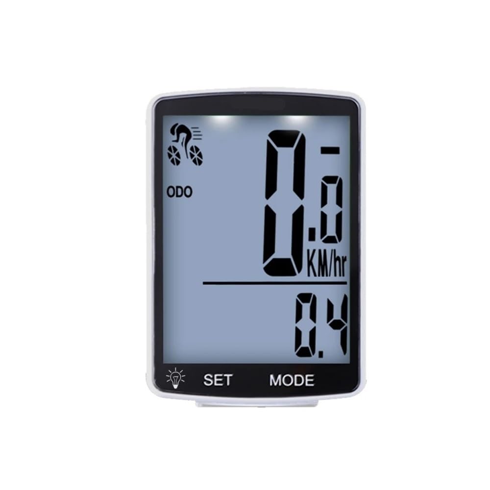 Ordinateur de vélo sans Fil écran LCD Multifonctionnel Ordinateur de vélo VTT Compteur de Vitesse odomètre IPX6 étanche