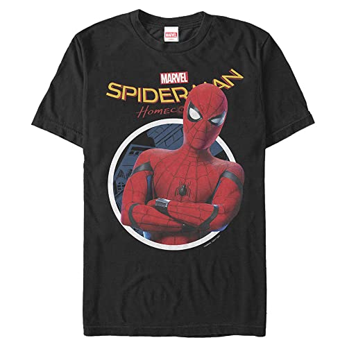 T-shirt Marvel homme vêtement mode grande taille t-shirt été noir 4XL