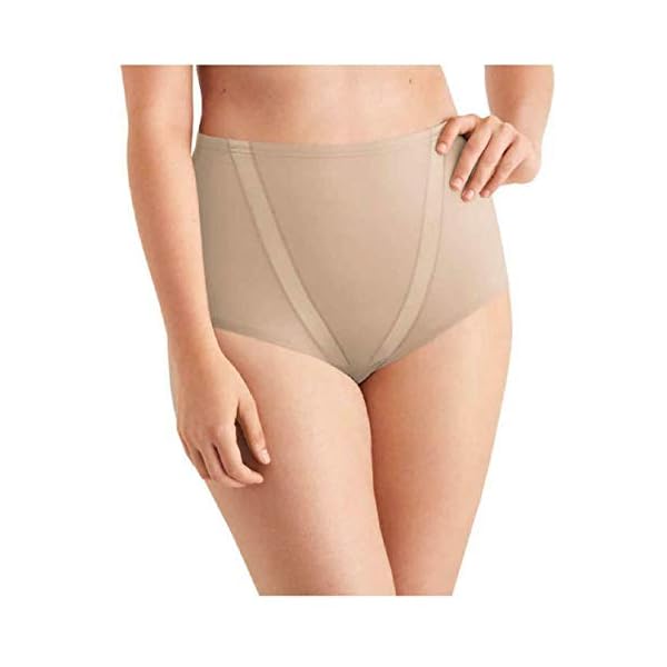 Maidenform-Ladies-Tummy-Toning-Brief-4-Pack Maidenform Ladies' Tummy Toning Brief, 4-Pack (Black/Warm Steel/Over The Taupe/Private Jet, Medium)