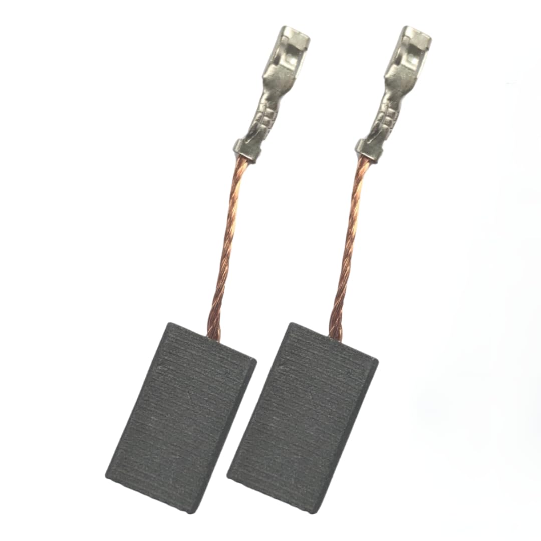 Okodoko Black Pair Of Carbon Brushes For Bosch Angle Grinder Gws 7-115 1607014176 With Serial Numbers: 0 601 380 061