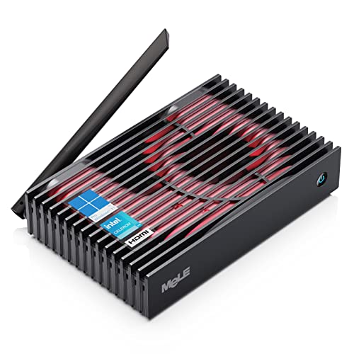 MeLE Mini PC Fanless PCG35HD N5105 Micro Computer, 8GB 256GB Small Desktop Server, Support Triple Monitor 4K WiFi5 Gigabit Ethernet BT5.2 PXE Unlock BIOS Auto Power on Industrial IoT Business