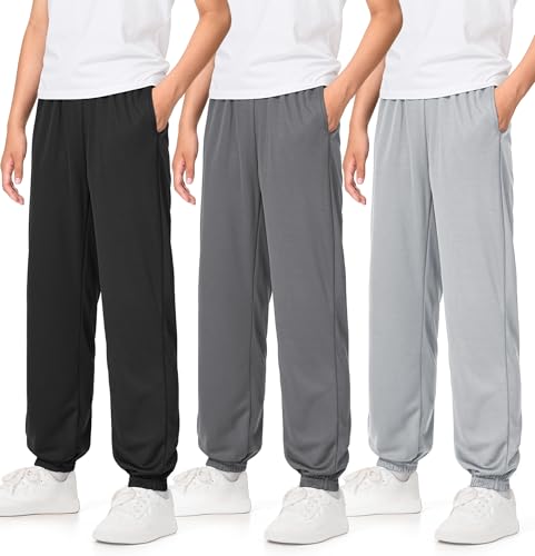 Pantalon de survêtement en maille séchage rapide garçon léger