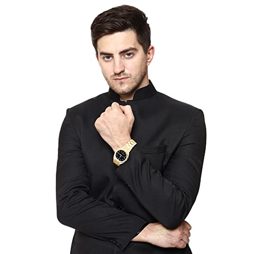 Image of Men's Luxury Premium Stainsteel Steel Band, Japanse Miyota Movement, Waterproof Wrist Quartz Watch