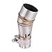 Système d'échappement de moto KIMISS, adaptateur d'échappement de moto pour Ninja 250 300 2013-2016.