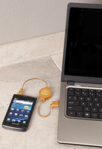 Retrak Retractable Micro Usb Cable, Orange (Etcablemicor) #TOP6