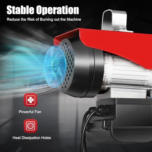 Cabrestante eléctrico 440lbs con control remoto 110V miniatura 4