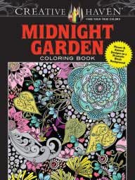 Amazon.com: Creative Haven Midnight Garden Coloring Book: Heart ...