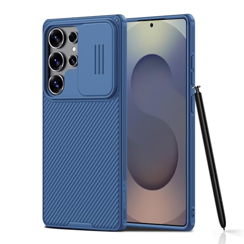 Image of Nillkin for Galaxy S25 Ultra Case,Slide Camera Cover,Slim,Stylish, Camera Protection,for Samsung Galaxy S25 Ultra 6.9 inch (Blue)