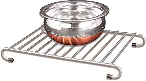 VD EnterpriseStainless Steel hot Plate Stand for Dining Table 3 Pc Set (Small,Medium,Big)