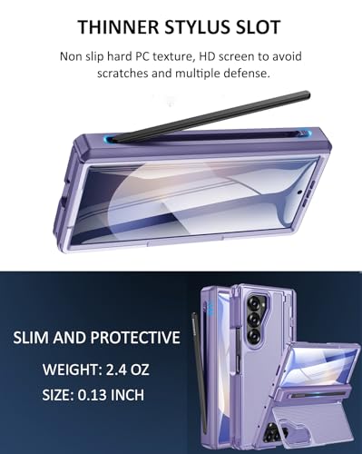 Coque Samsung Z Fold 6 NINKI avec protège-charnière et support - 6
