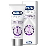 Oral-B Pro 3D White Clinical Intensive Whitening Zahnpasta, Weißere Zähne in 1 Tag, Süße Minze, 75ml