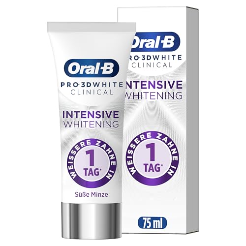 Produktbild Oral-B 3D White Clinical Süße Minze Vertikal Zahncreme, 75ml