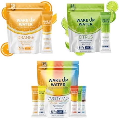 Orange + Variety + Citrus (15+15+15 Pack) - Energy + Hydration Packets Cover