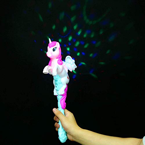 Fun Central - Led Light Up Flying Unicorn Wand Toy with Sound | Unicorn Party Supplies, Kids’ Birthdays, Halloween Party Supplies, Halloween Costume Accessory