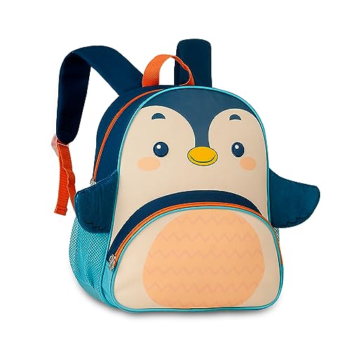 Mochila Costas Clio Pets Bichinhos Pinguim Clio Style (Laranja)