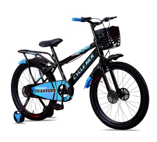 Image of Trapperr 16T 16 inch Kids Cycle with Side Wheels | Ideal for 4 to 6 Years Boys & Girls Kids Bike | 11 Inches Frame