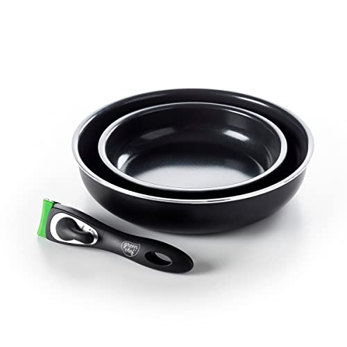 GreenChef ClickPan Ensemble de Poêles à Frire de 20...