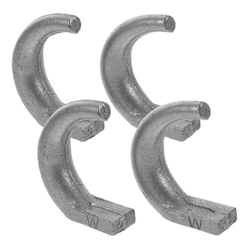 Gancho de amarre lateral de acero para cuerda y lona en camiones INOOMP pack de 4