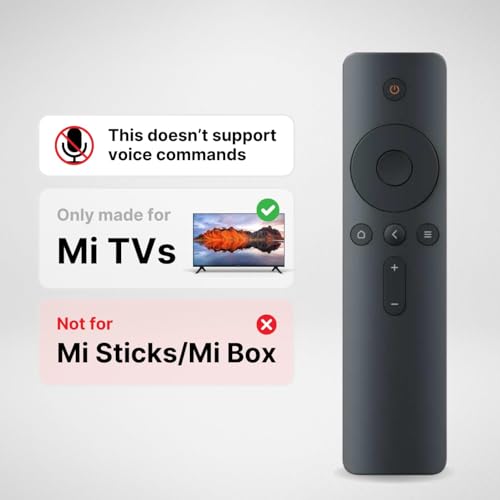 Image of Original Remote Control Compatible for Mi Tv Remote Suitable for Mi TV 4A (32 inch /43 inch)..
