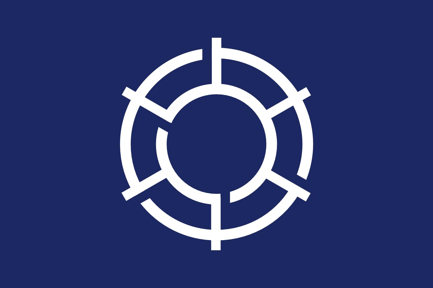 Drapeau Large Hiwa Hiroshima 1991–2005 grand format résistant