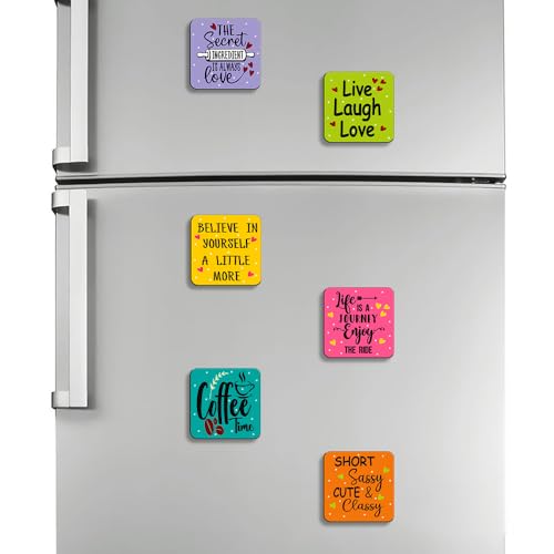 Image of Sehaz Artworks Fridge Magnets Refrigerator Stylish | Fridge Magnets Set | Fridge Stickers Refrigerator | Fridge Decoration Items | Refrigerator Sticker-FM-6-001