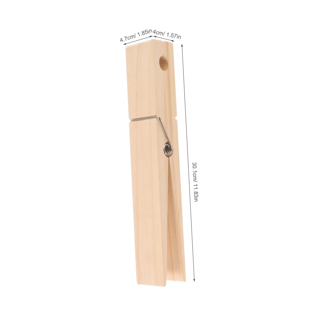 MAGICLULU 2pezzi Molletta per Asciugamani in Legno Grande Molletta per Stendere i Panni in Legno per Vestiti in Porta Asciugamani da Fattoria