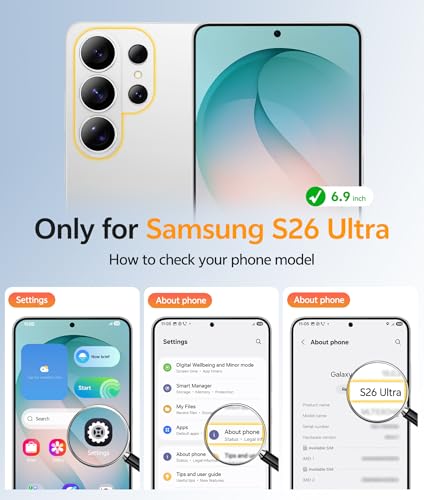 Image of FNTCASE for Samsung Galaxy S26-Ultra Case: [Fit for Magsafe] [Full Camera Protection] Translucent Matte Cases with [Screen Protector] Military Grade Shockproof Protective Phone Cover - Sagebrush Green