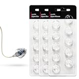 (30 Pcs) Minifit Open Domes for Oticon (10mm) – Compatible Replacement Tips for Oticon Hearing Aids, Premium Universal Domes for Oticon Hearing Aid Supplies