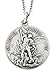 Nickel Silver Military Medal Inspirational Jewelry - United States Army Medal with Saint Michael Back, 1 Inch