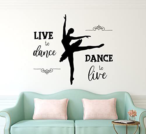 Vinilos Decorativos Dancing Girls para Pared 12x14 pulg miniatura 4