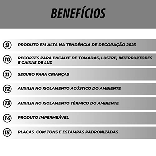 Kit 10 Placa Adesiva Marmore Branco Brilho 3d Parede Painel 30x60cm Envio Já Premium