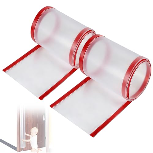 2 pcs Fingerklemmschutz Türen für Kinder, 18x120CM Tür Fingerschutz Finger Klemm Schutz, Klemmschutz Tür Selbstklebend für Klassenzimmer, Kindergarten, Schlafzimmer (2PCS)