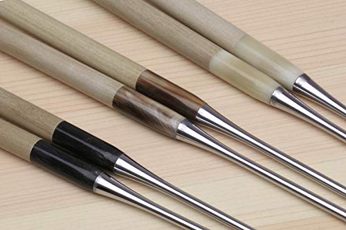 Yoshihiro Moribashi Chopsticks Japanese Sushi Chef's Traditional Garnishing Plating Tweezers Magnolia Handle 5.8in (15cm)