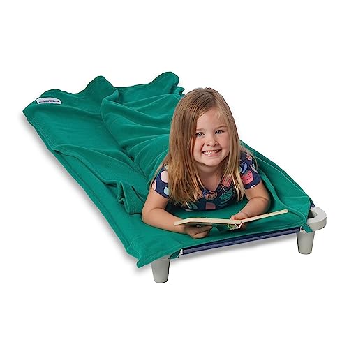 ROLLEE POLLEE Northwest Green Sleeping Blanket for Kids with Elastic